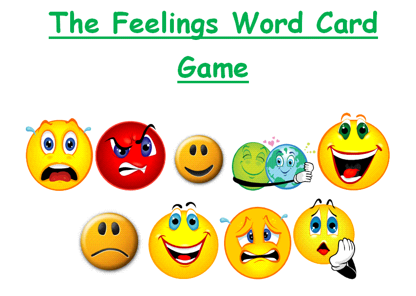 The Feelings Word Card Game