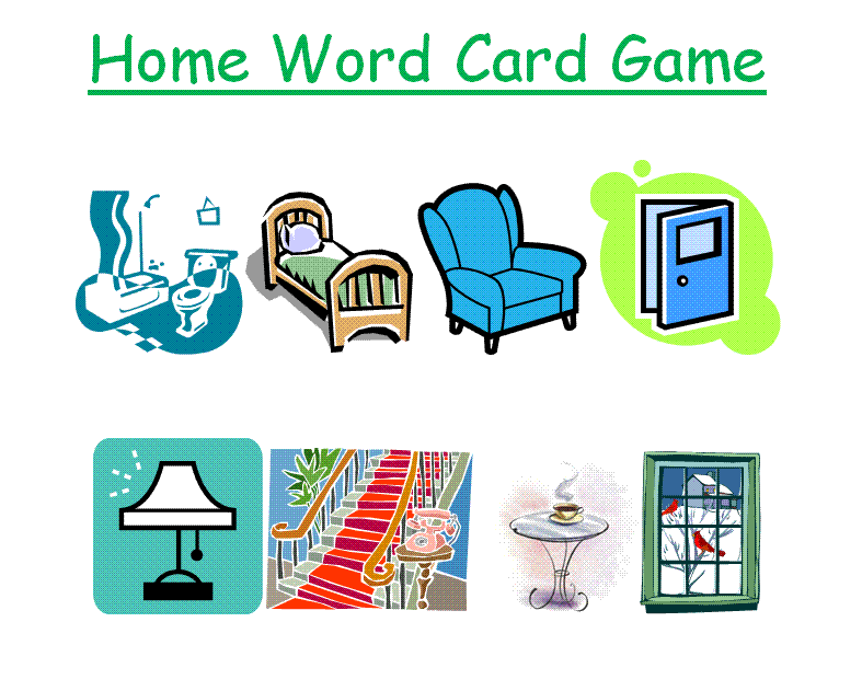 Home Word Card Game