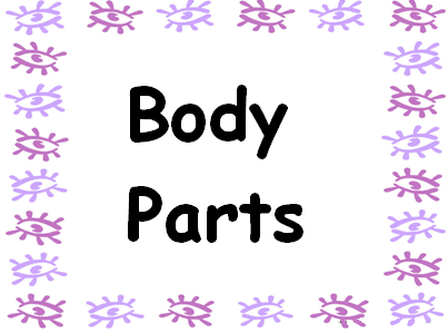BODY PART SONGS And RHYMES